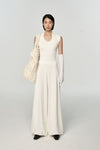 SWAYING/KNIT plain leggings SW23AW3B02 white PS67